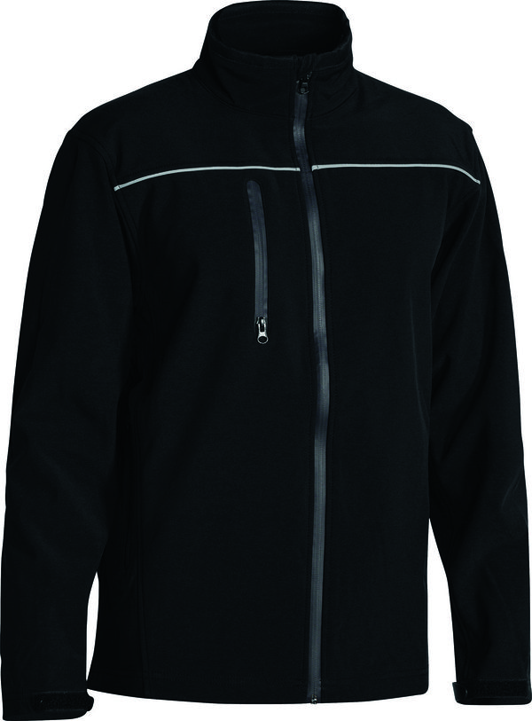 Bisley Soft Shell Jacket Black Universal Workwear & Embroidery